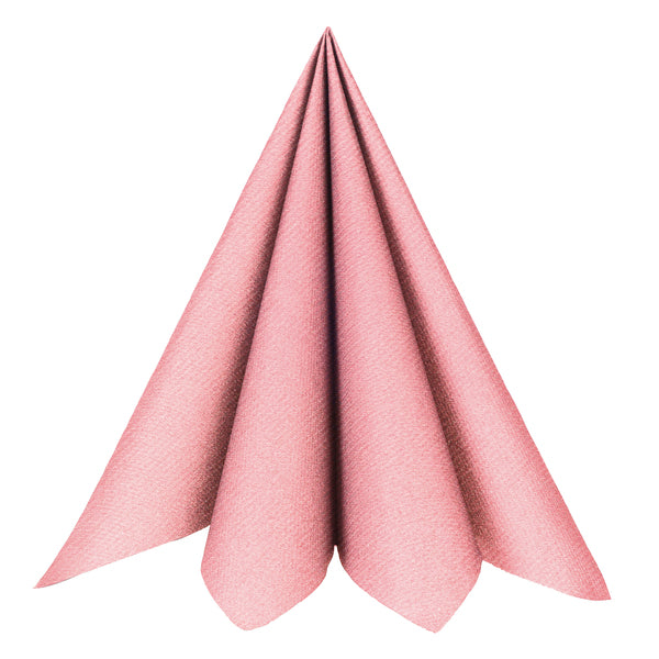 Lyserøde Airlaid Servietter  20stk. 40 x 40 cm