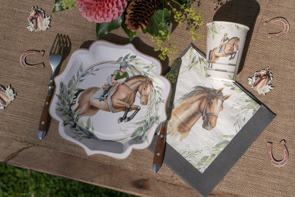 Heste tallerkner 10 stk.