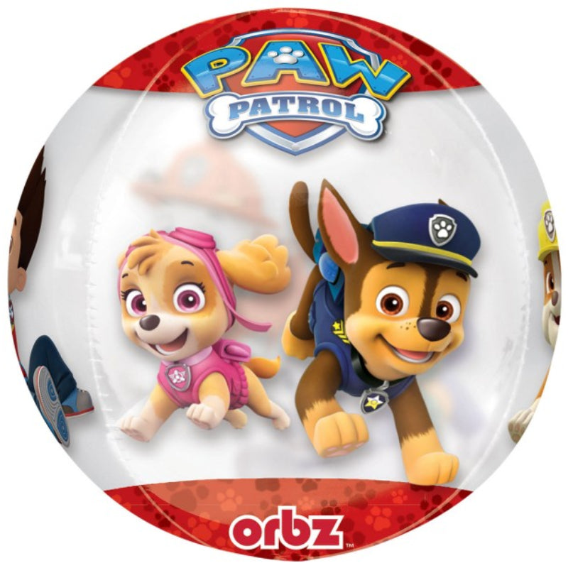 Paw Patrol Orbz ballon – rund folieballon 38x40 cm
Sej Paw Patrol Orbz ballon med 4 forskellige motiver. Rund som en badebold og måler 38 x 40 cm. Kan fyldes med helium og holder i op til 3 uger.