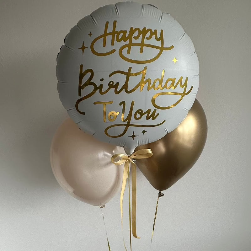 fødseldags ballonbuket