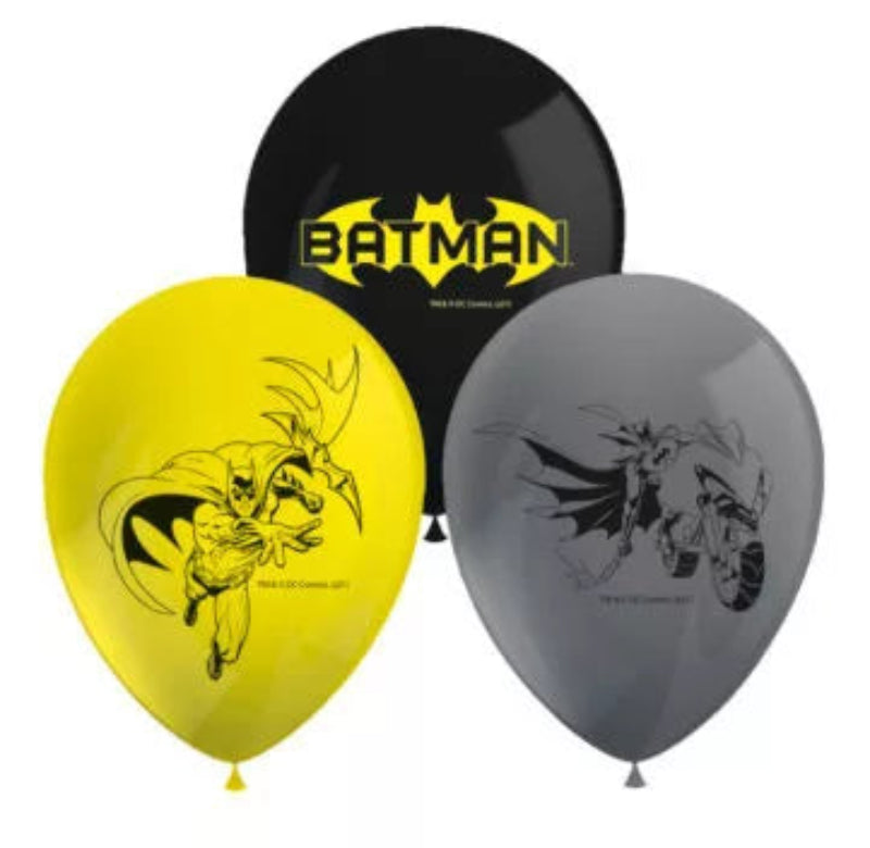 Batman balloner – 8 stk. med sejt superheltemotiv
8 holdbare Batman-balloner i latex med farverige motiver. Perfekte til børnefødselsdag og superheltefest.