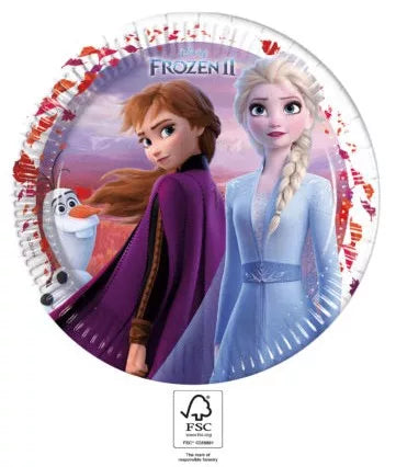 Frozen Anna & Elsa paptallerkner