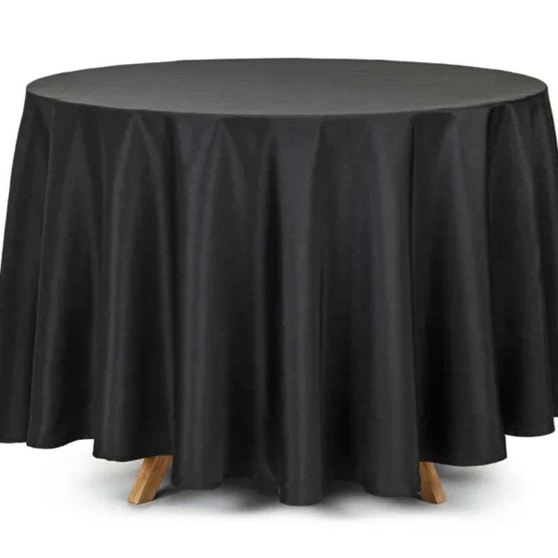 Sort dug til runde borde, 230 cm i diameter