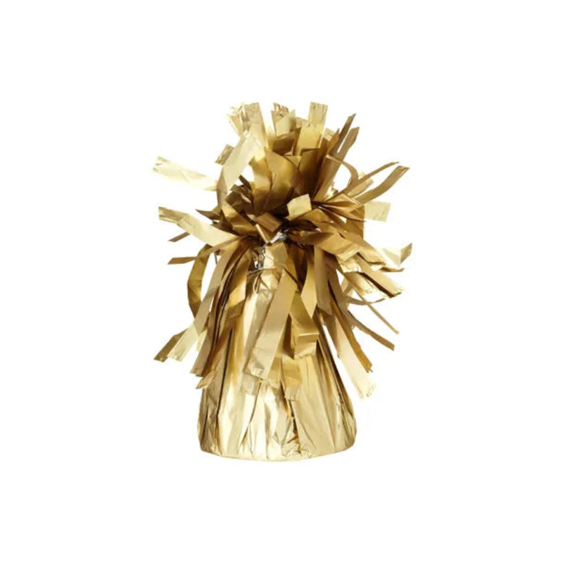 Ballonvægt luxury gold – elegant og funktionel
Flot ballonvægt i satinindpakket guld. Perfekt til heliumballoner til bryllup, fest og fejring. 7 cm høj, vejer ca. 130 g.