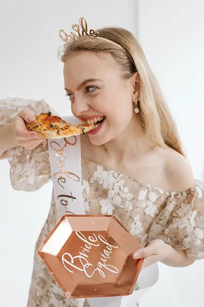 Bride to be hårbøjle i rosa guld