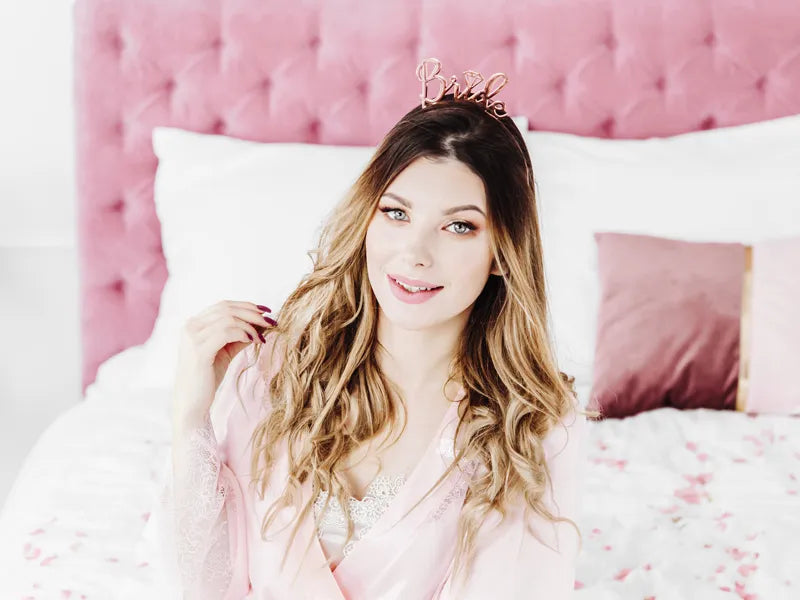 Bride to be hårbøjle i rosa guld