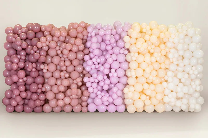 Små balloner i Dusty Rose 12 cm 100 stk.