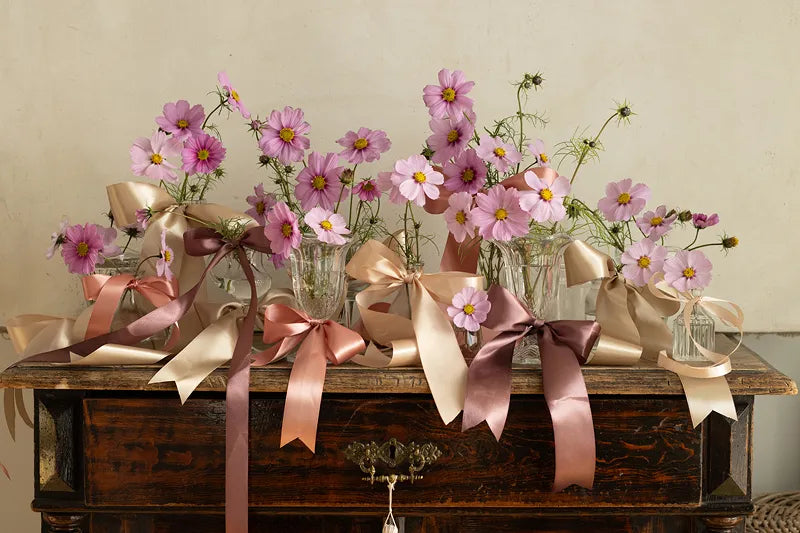 🎀 Satinbånd –  Dusty Rose – 38 mm x 25 m