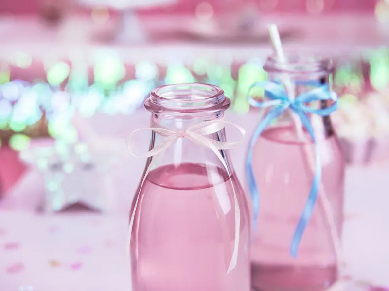 Satinbånd i sart lyserød 6 mm/25 m