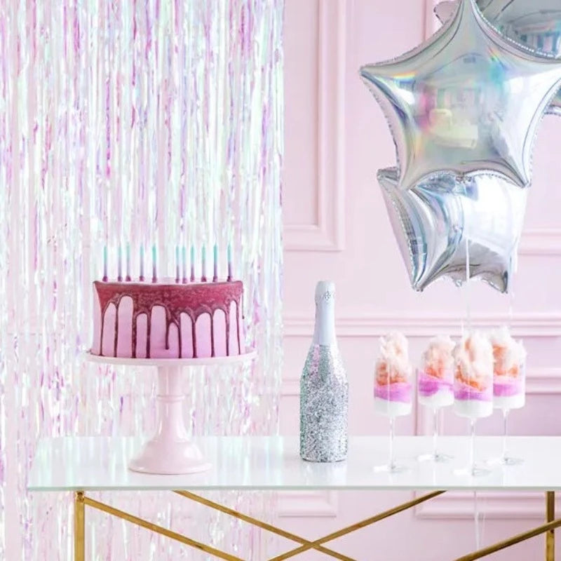 Iridescent backdrop