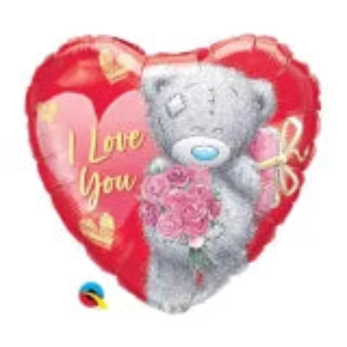Teddy I love you hjerteballon