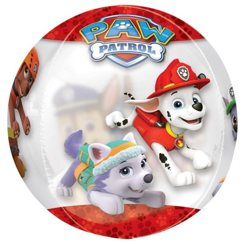Paw Patrol Orbz ballon – rund folieballon 38x40 cm
Sej Paw Patrol Orbz ballon med 4 forskellige motiver. Rund som en badebold og måler 38 x 40 cm. Kan fyldes med helium og holder i op til 3 uger.