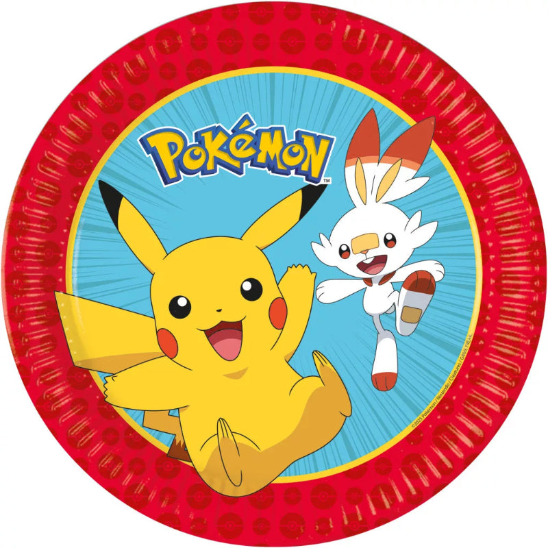Pokémon paptallerkner – 8 stk. | 23 cm FSC
Hold en sjov Pokémon-fest med FSC-certificerede paptallerkner i 23 cm. Sættet indeholder 8 stk. med flotte Pokémon-motiver – ideelle til kage og snacks.