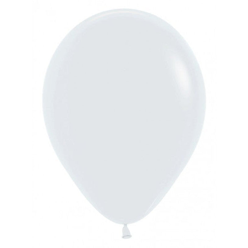 12" hvide Sempertex balloner – 100 % naturlatex i høj kvalitet