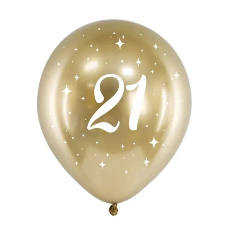 21 års fødselsdagsballoner