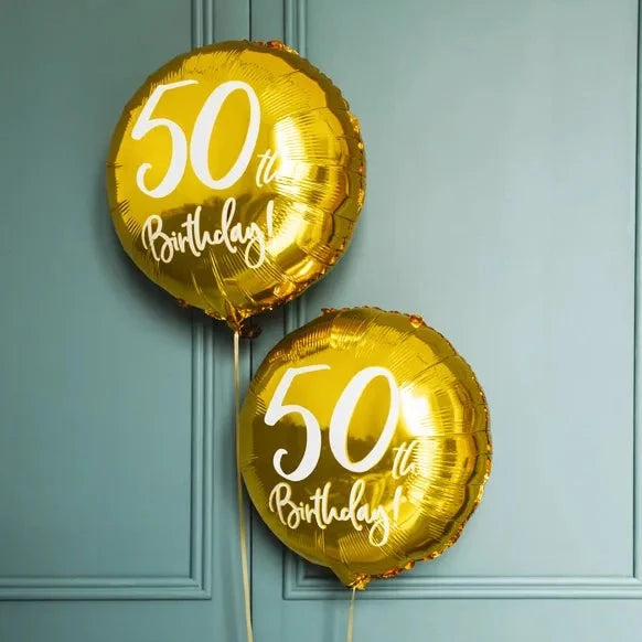 folieballon 50 år i guld