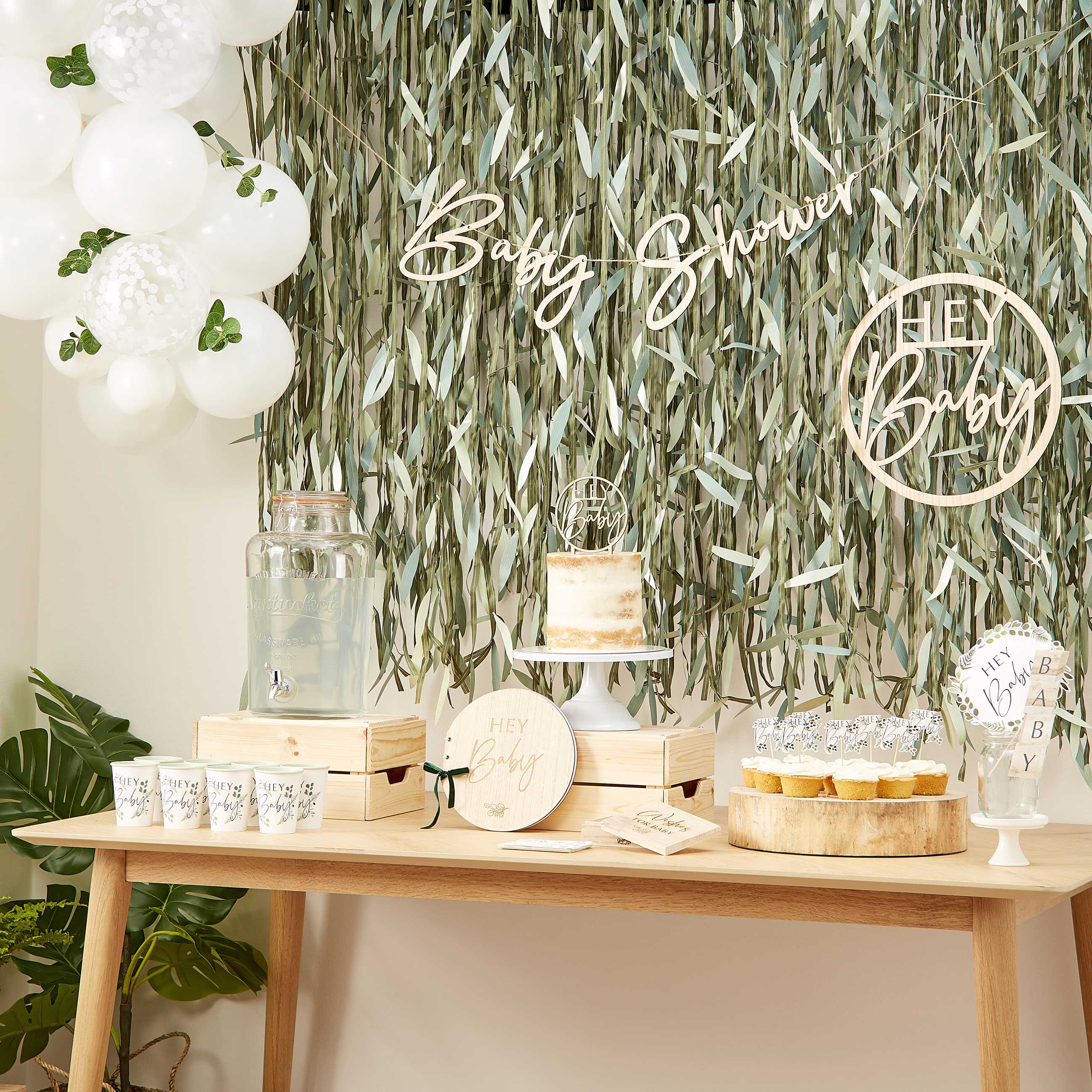 Træskilt guirlande Babyshower