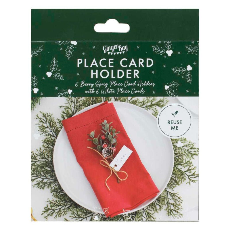 Bordkort med røde bær