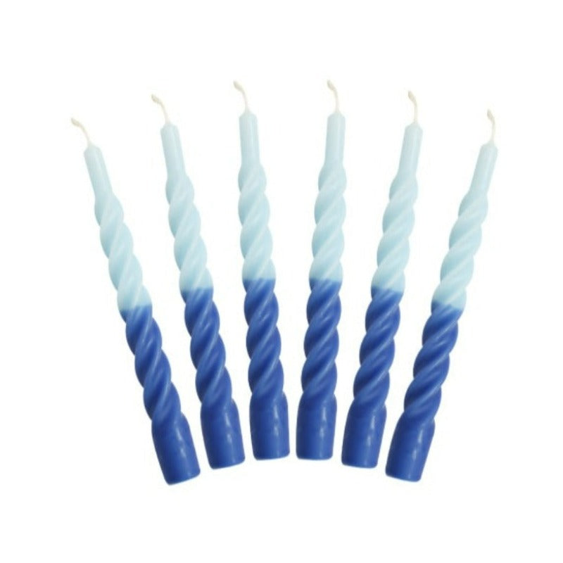 CANDLES WITH A TWIST BLÅ