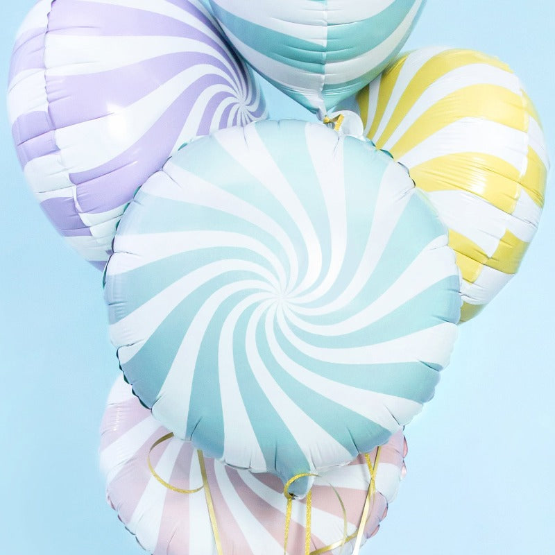 Candy folie ballon i lyseblå