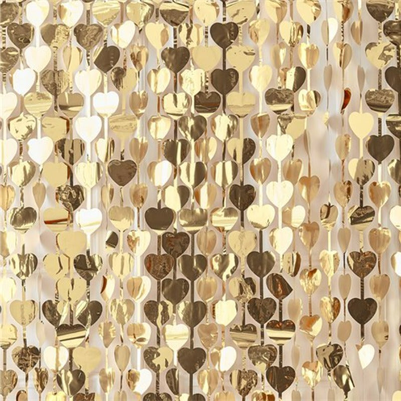 Hjerte Backdrop i Guld