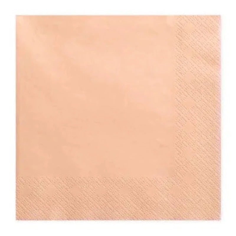 laksefarvede servietter