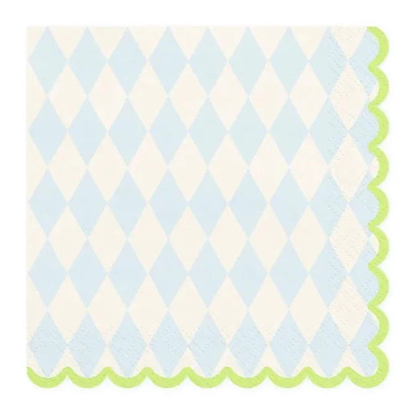 Påske harlekin serviet