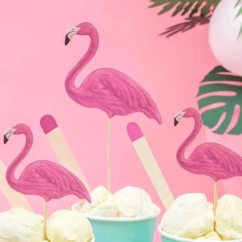 Flamingo caketoppers