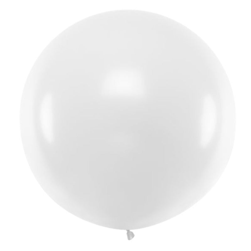 Kæmpe ballon hvid