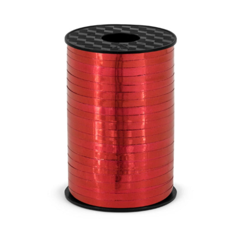 Rød metallic ballonsnor