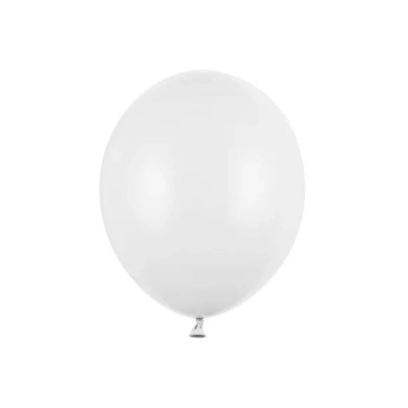 Pastel Pure White balloner 12 cm – 100 stk.
Små hvide balloner i stærk latex. Perfekte til ballonbuer og dekorationer. 12 cm balloner til luft – 100 stk. pr. pakke.
