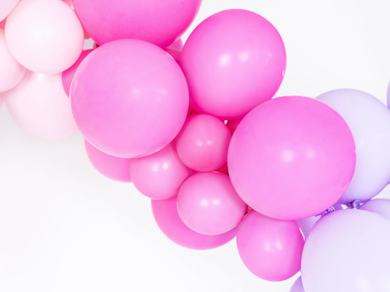 Små balloner i pastel Fuschia/pink 12 cm, 100 stk.