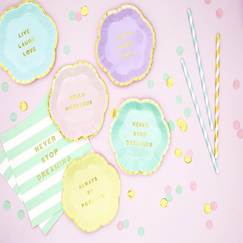 Servietter Yummy - Never stop dreaming, mint