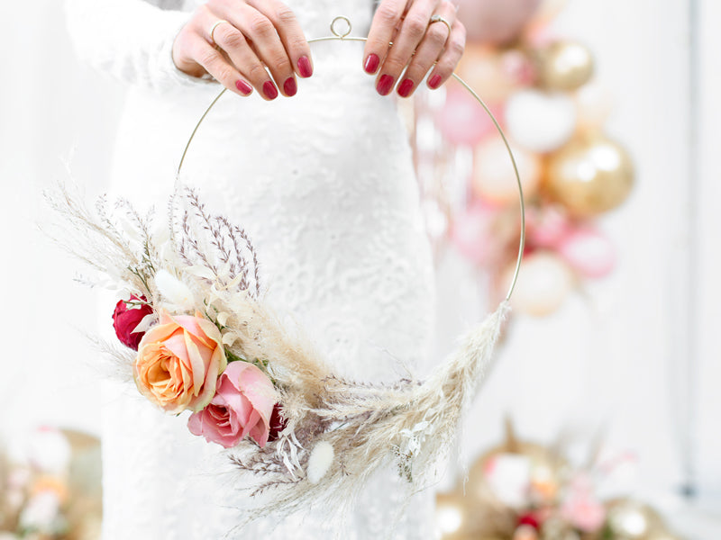 Metal ringe til decoration 2 stk.