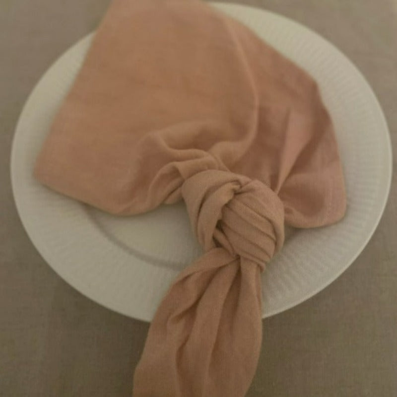 Blush Pink hørservietter