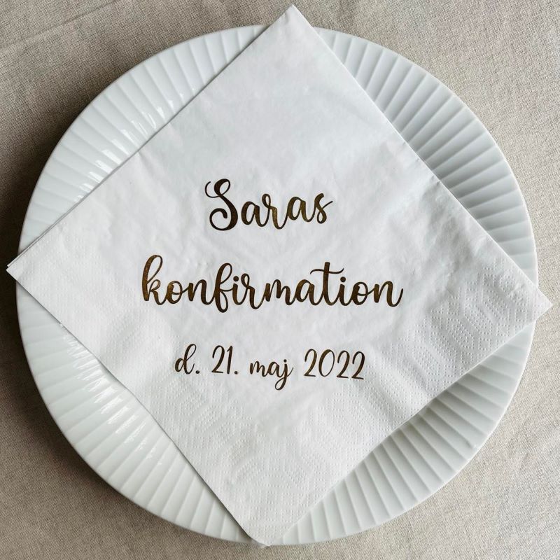 Bestil 'Tryk på servietter' her