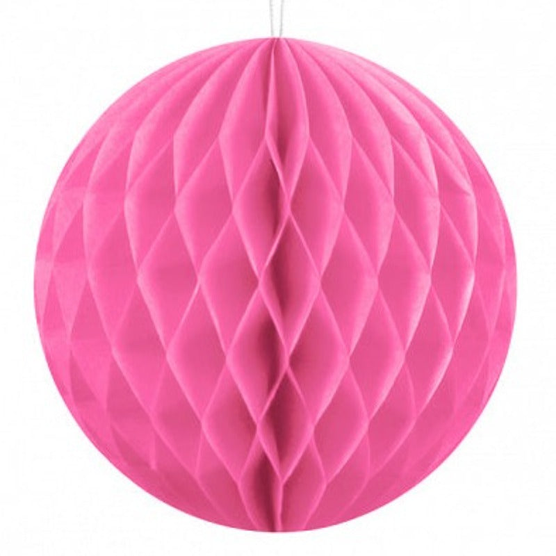 Honeycomb/Papirkugle pink, 30 cm
