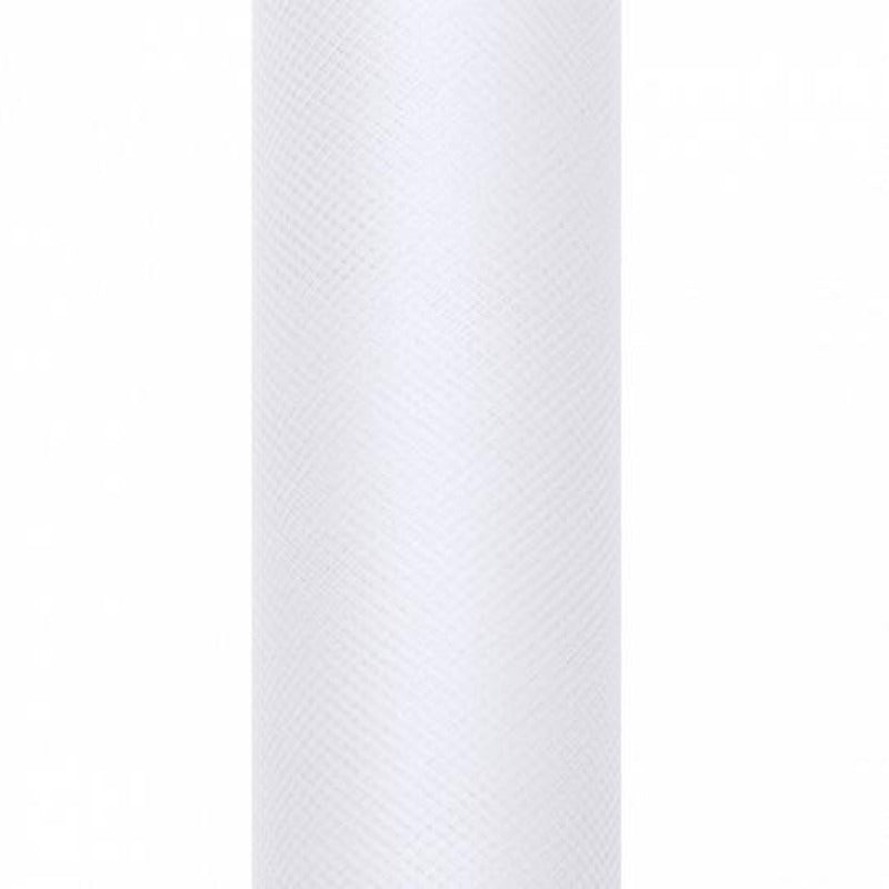 Hvid tyl (0.3 x 9m)