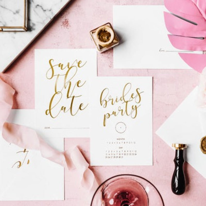 Save the date kort til brudens fest/polterabend 10 stk.