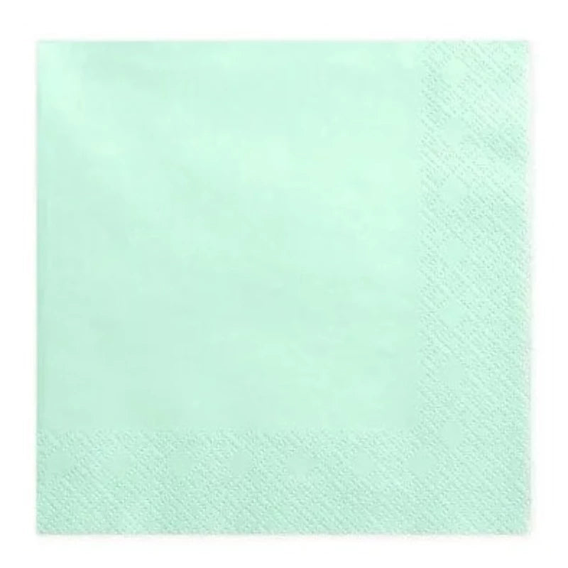 mintgrønne servietter/frokostservietter