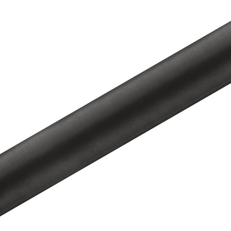 Bordløber i sort satin 0.36 x 9 m