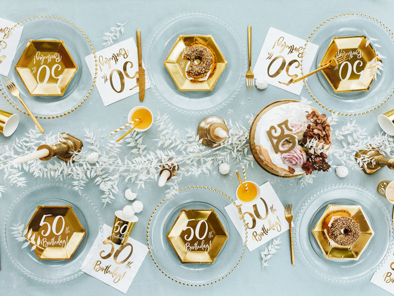 Tal kagelys 50 år i guld, 7.5 cm