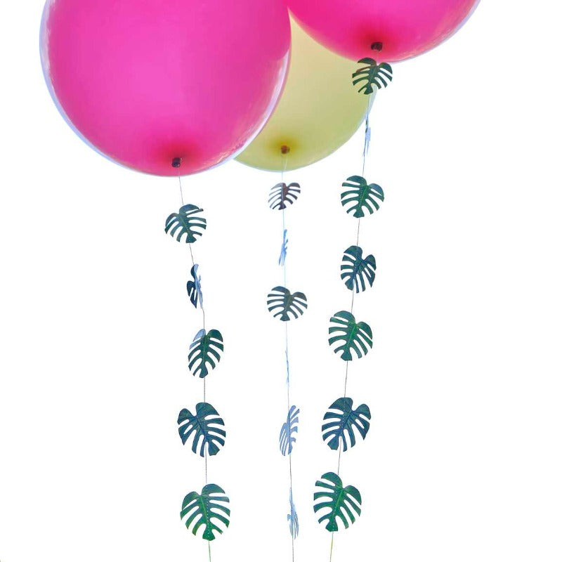 Hawaiian Tiki balloner med palmeblad hale