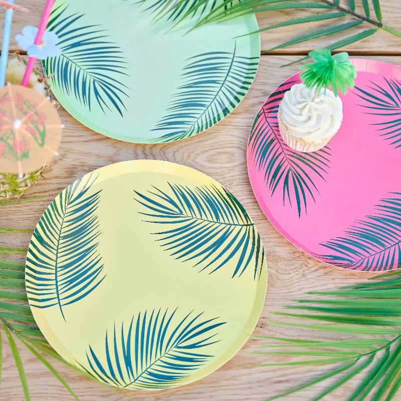 Hawaii tallerkner til din sommerfest