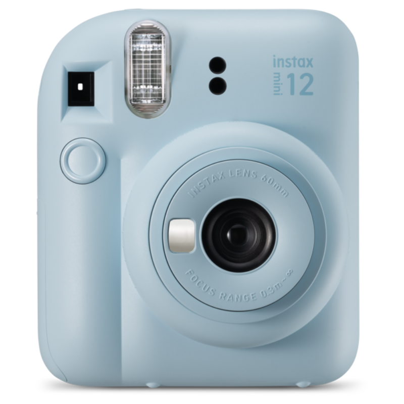 Instax mini kamera 12 pastelblå, perfekt til din næste fest