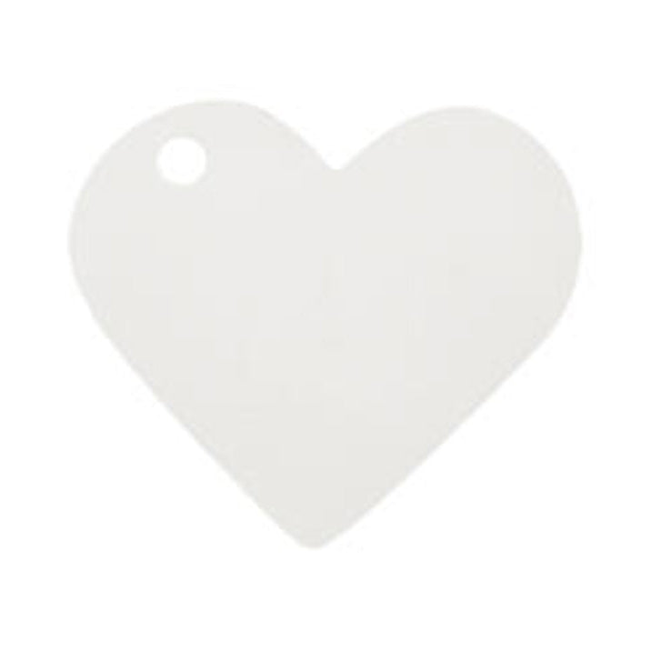 Smukke hvide bordkort formet som hjerter – 10 stk. Perfekte til bryllup og fest. Skab en elegant og personlig borddækning med fine detaljer. ✨