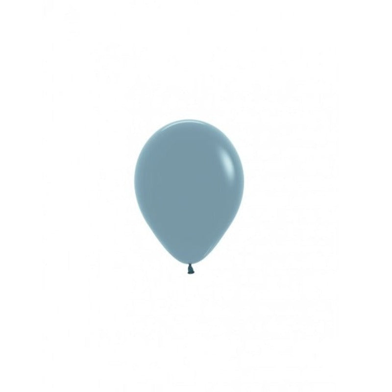 mini balloner i Pastel Dusk Blue/blå 12 cm 