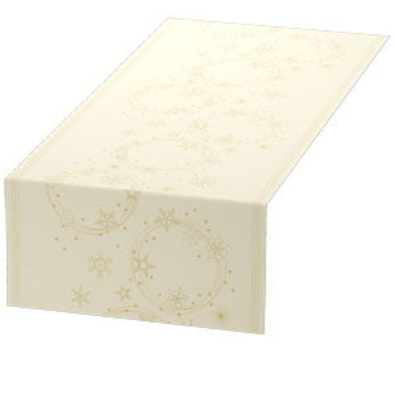 Bordløber Duni-Dunicel, Star Shine Cream, 0,4 m x 4,8 m