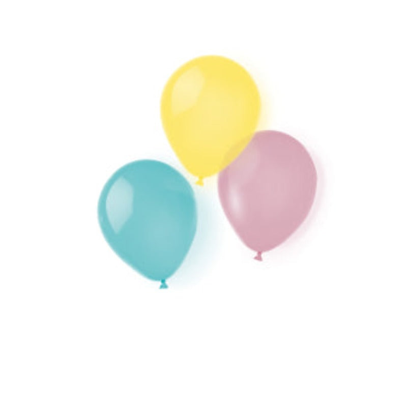 Pastelfarvede balloner