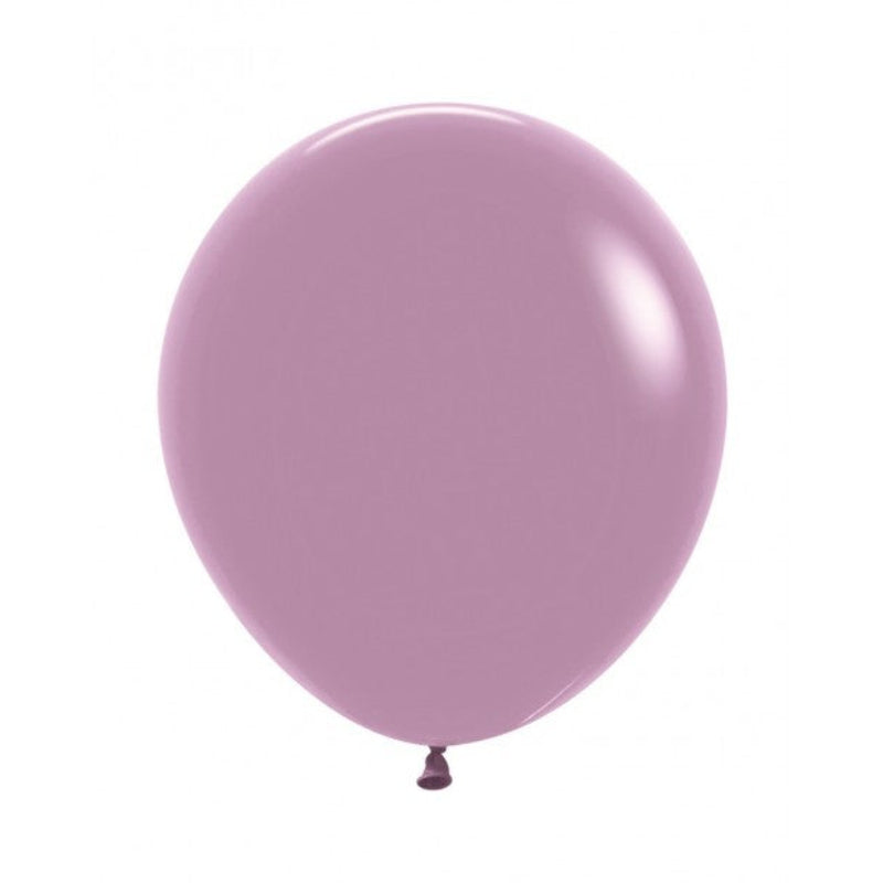 Pastel Dusk Lavender balloner – 45 cm (25 stk.)
Støvet lilla balloner fra Sempertex. 18"/45 cm. Kan fyldes med helium – brug Hi-Float for længere svævetid. 100% naturlatex. 25 stk. pr. pakke.